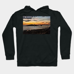 Birnbeck Pier and island Weston-super-Mare Hoodie